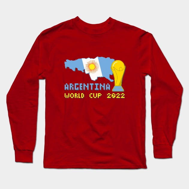 argentina world cup 2022 Long Sleeve T-Shirt by TrendsCollection